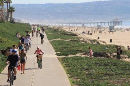 Amazing Ocean View - Luxury Manhattan Beach 1 Bedroom - Parking Bagian luar foto